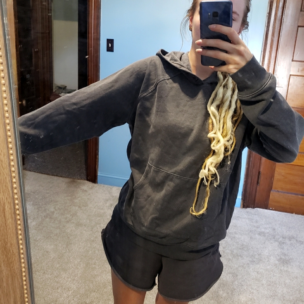Cozy Grey Pullover Hoodie S/XS